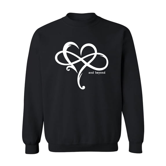 Heart Infinity and Beyond Crewneck Sweatshirt