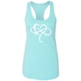 thumbnail image 1 of Heart Infinity and Beyond Racerback Tank, 1 of 3