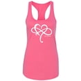 thumbnail image 1 of Heart Infinity and Beyond Racerback Tank, 1 of 2