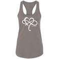 thumbnail image 1 of Heart Infinity and Beyond Racerback Tank, 1 of 2