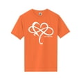 thumbnail image 1 of Heart Infinity and Beyond Short Sleeve Neon T-Shirt, 1 of 1
