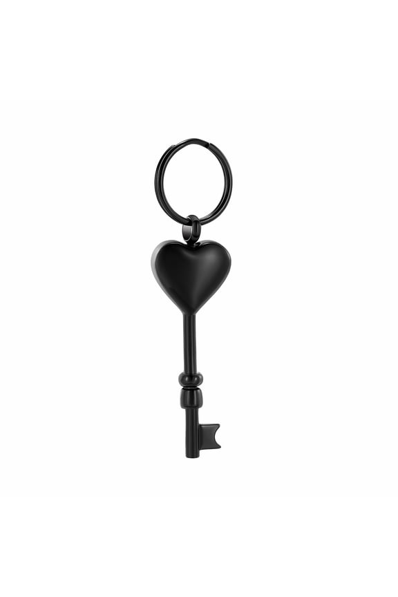 Heart Key Cremtion Jewelry for Ashes Holder Urn Keyring for Memorial Loved One Keepsake Keychain