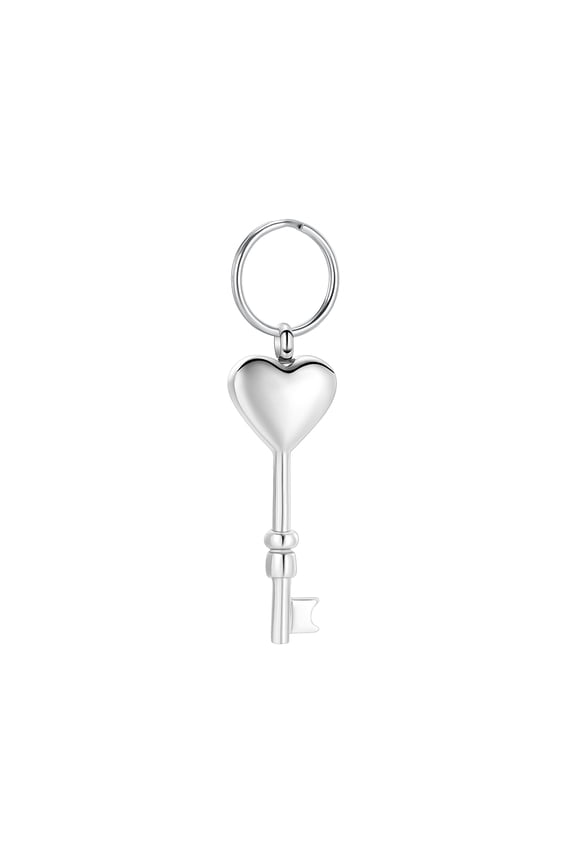 Heart Key Cremtion Jewelry for Ashes Holder Urn Keyring for Memorial Loved One Keepsake Keychain