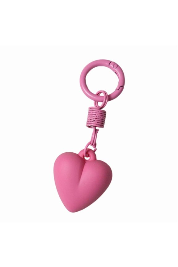 Heart Keychain Creative Keyrings Korean Styles Keychains Backpack Hanging Ornaments Car Key Rings for Bag Decoration