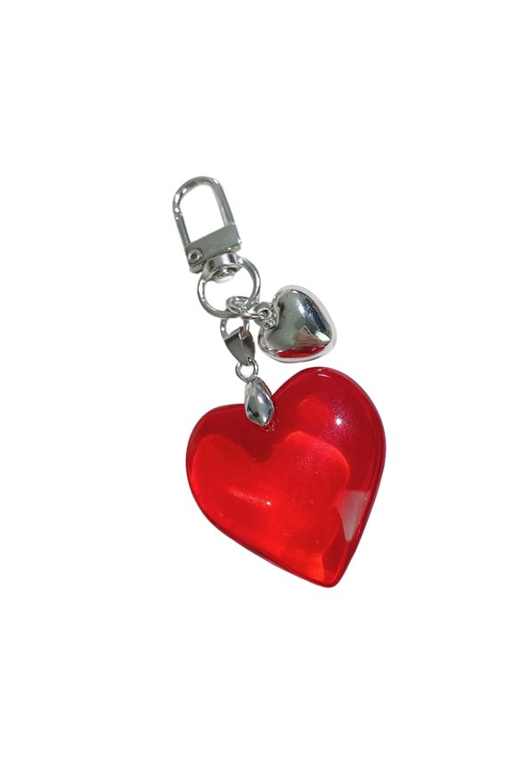 Heart Keyring Alloy Texture Key Accessory Suitable for Fashion Women Girls