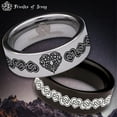 thumbnail image 1 of Heart Knot Tungsten Carbide Ring, 1 of 9