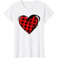 thumbnail image 1 of Heart Ladybug Pattern for Ladybug Lover T-Shirt, 1 of 3