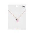 thumbnail image 1 of Heart Leaf Charm Stone Necklace Multi, 1 of 1