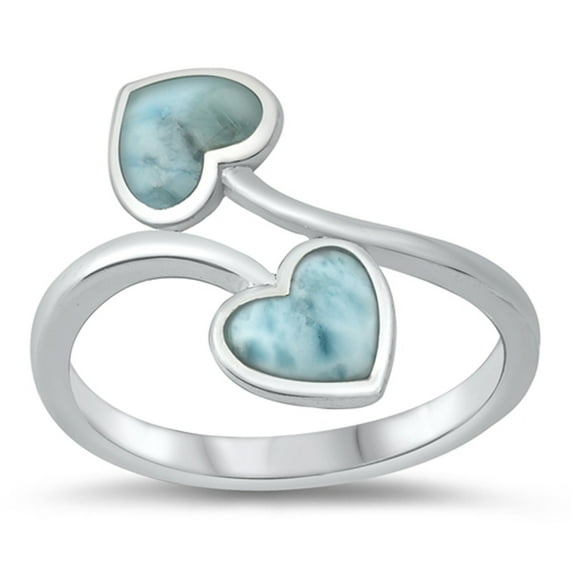 Heart Leaf Open Wrap Promise Ring .925 Sterling Silver Band Jewelry Female Male Unisex Size 10