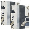 thumbnail image 1 of Heart Lock Pattern 12.4x10.6in PVC Round Ring Binders, 2-Pack, D-Ring 3-Hole, Metal Clip, 1 of 10