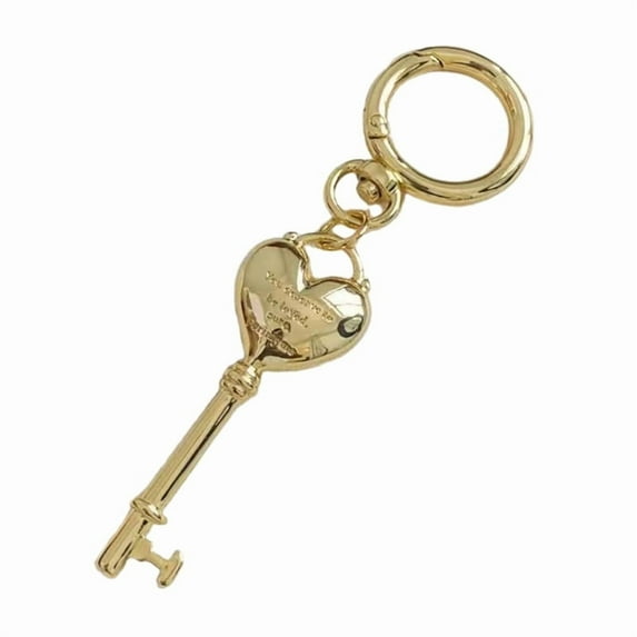 Heart Lock Pendant Keychain Multi-Functional Bag Decoration Couple Gift For Anniversaries Engraved Accessory For Bags