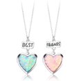 thumbnail image 1 of Heart Locket Necklace for Best Friends Matching Friendship Necklaces for 2 Girls friend Birthday Christmas Gifts for Girl Bestie Necklace for Friends Sweet Gifts for Girls, 1 of 6