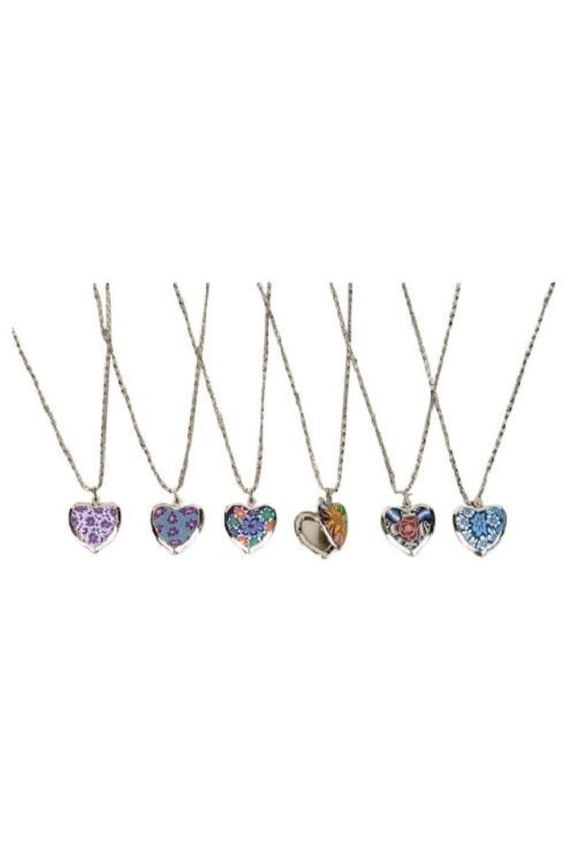 heart locket necklace (1 dozen)