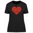 thumbnail image 1 of Heart Made Of Roses Art Tee Women's -Image by Shutterstock, 1 of 1