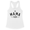 thumbnail image 1 of Heart Mamacita Tank Top Fitted Racerback Women's X-Large White, 1 of 5