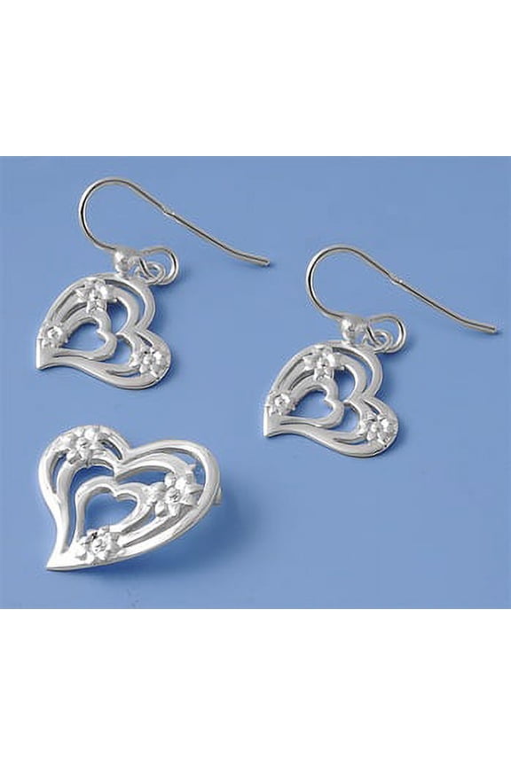 Heart Matching Set Sterling Silver