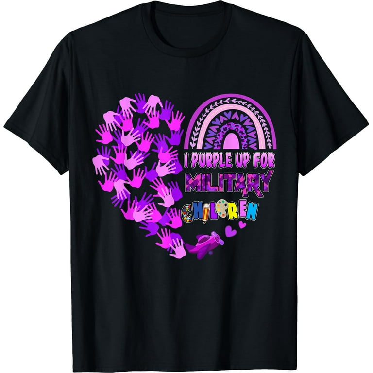 Purple Up For Military Kids Awareness Shirt Purple Up For Military Kids Awareness Shirt