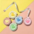 thumbnail image 1 of Heart Mini Tape Measure Retractable Pocket Ruler Inch/Cm Sewing Body Ruler, 1 of 2