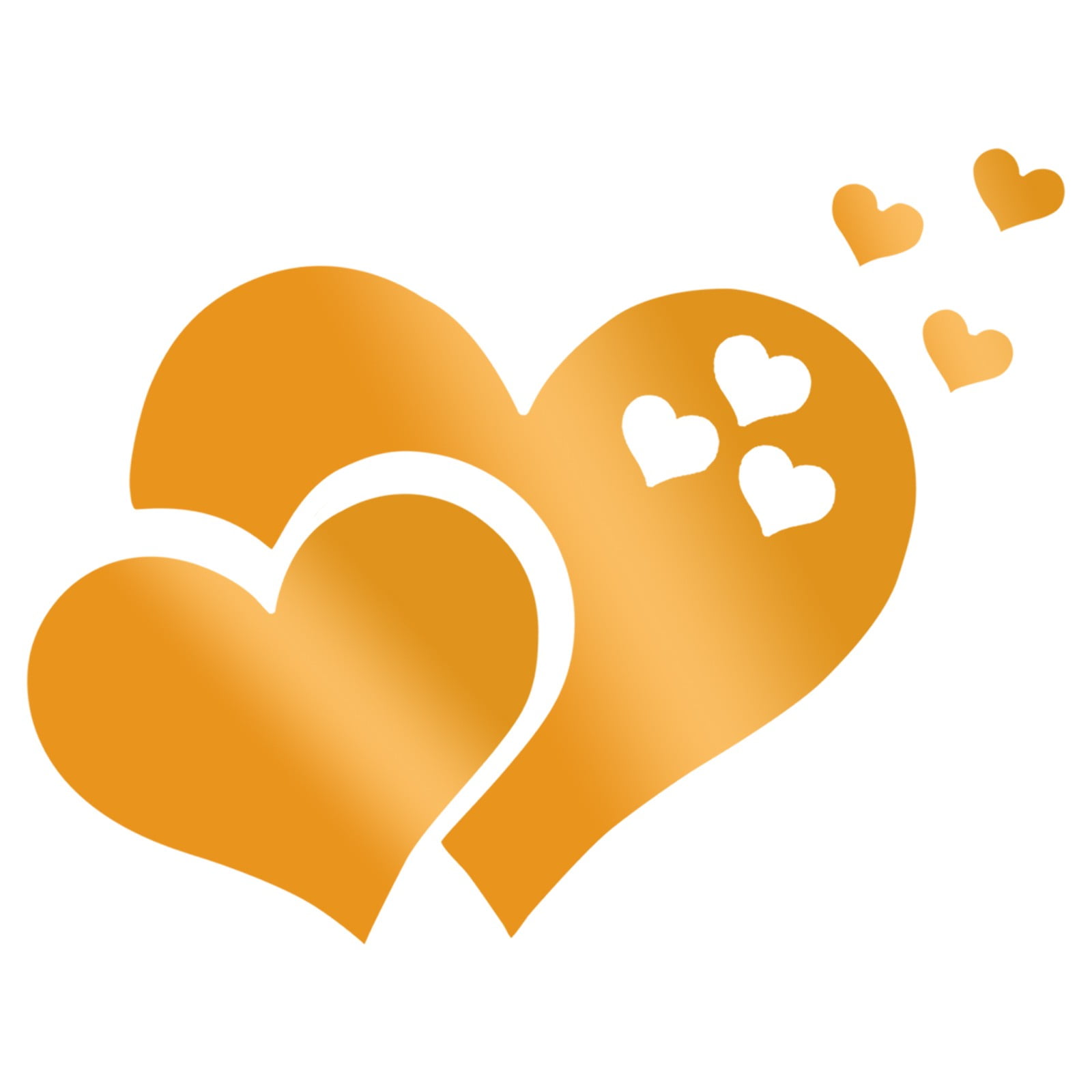 Heart Mirror Wall Stickers HeartShape Mirror Wall Stickers Removable