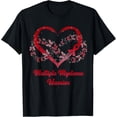 thumbnail image 1 of Heart Multiple Myeloma warrior T-shirt Gifts T-Shirt mens t shirt，black，women，funny，misfits，men，journey，t-shirt, 1 of 4