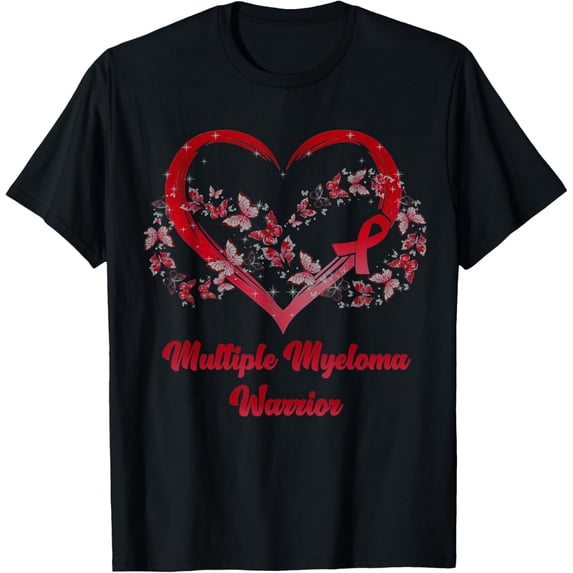 Heart Multiple Myeloma warrior T-shirt Gifts T-Shirt mens t shirt,black,women,funny,misfits,men,journey,t-shirt