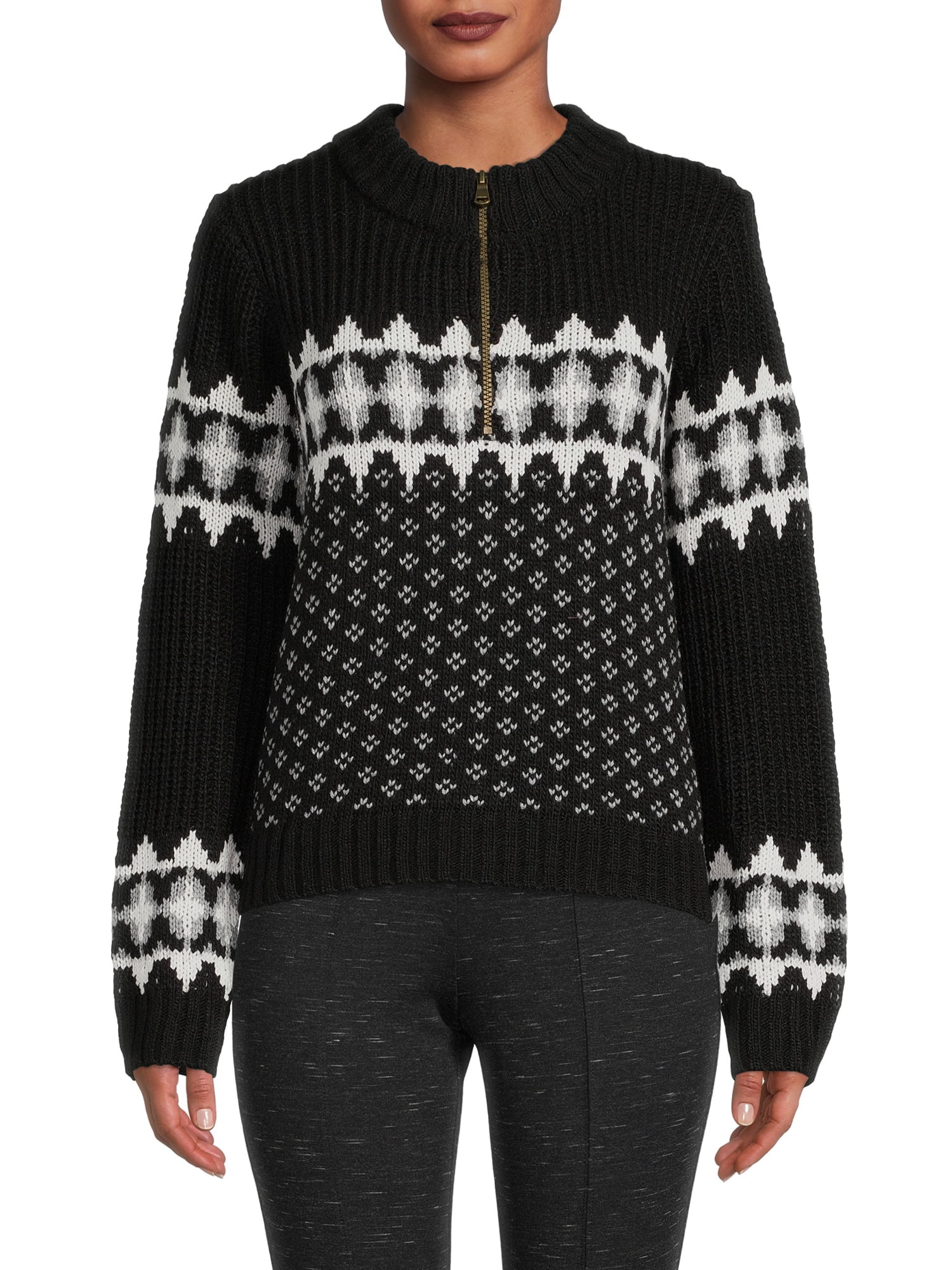 NKNIT ♡pattern pullover sweat サイズ0 新品未使用NKNIT ♡pattern pullover sweat サイズ0 ♡pattern