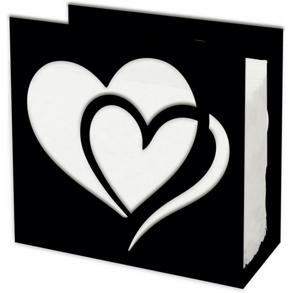 Heart Napkin Holder Openwork Design Cocktail Napkin Holder Funny Dining Table Decor Paper Towel Dispenser Countertop for Comedor Kitchen and Dining