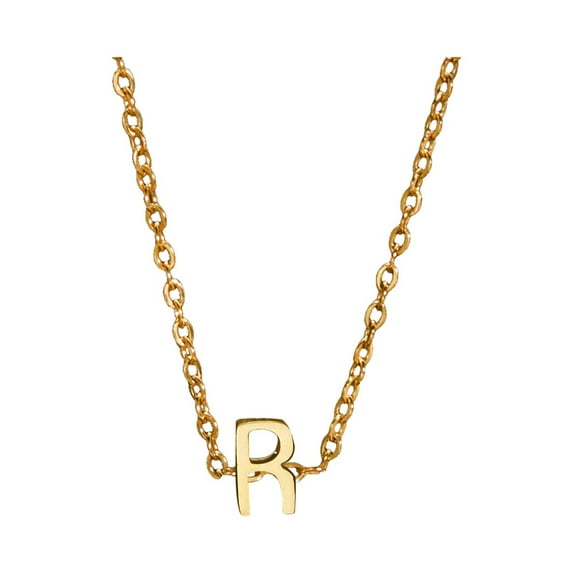 Heart Necklace – Gift for Girlfriend on Graduation A Golden Necklace With The Initials Of A Fashionable Female Name Is A Present For Female Teenagers