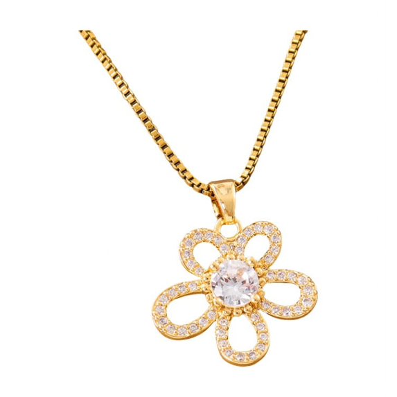 Heart Necklace for Women 18K Gold Plated Birthstone Crystal Pendant Necklace Mother's Day Jewelry Gift for Mom Her