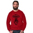 thumbnail image 1 of Heart Nuclear Explosion Symbolic Sweatshirt for Men or Women Brisco Brands S, 1 of 6