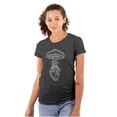 thumbnail image 1 of Heart Nuclear Explosion Symbolic Womens Fitted Plus Size Graphic Tee Brisco Brands 3X, 1 of 4