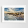 thumbnail image 1 of The Heart of Oceanside - Oceanside California Photography Beach Coast Ocean Palm Tree Coastal Sunset Landscape White Framed Wall Art Print 5 x 7 inches, 1 of 3