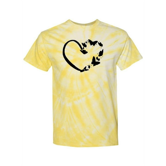 Heart Of Butterflies Tie Dye Cyclone Women -Smartprints Designs, Female x-Large