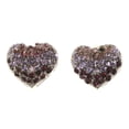 thumbnail image 1 of Heart Ombre Stud-Earrings With Crystal Accents Pink & Purple Colored #LQE3397, 1 of 2
