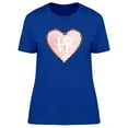 thumbnail image 1 of Heart Painted With Love T-Shirt Women -Image by Shutterstock, Female Medium, 1 of 2