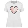 thumbnail image 1 of Heart Painted With Love T-Shirt Women -Image by Shutterstock, Female Small, 1 of 2