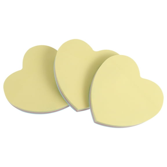 Heart Paper Shaped Cute Cutouts Notes Holder Hearts Mini Novelty Fun Sticky Notepad Memo Post Notepads Stickie Shape