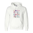 thumbnail image 1 of Heart Party Love Celebration Fun Confetti Balloons Cute Graphic Hoodie, up to size 5XL, 1 of 3