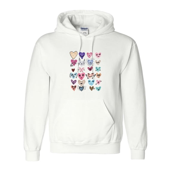 Heart Party Love Celebration Fun Confetti Balloons Cute Graphic Hoodie, up to size 5XL