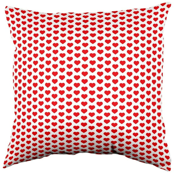 Heart Pattern Double Sided Throw Pillow, 2 Sizes