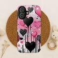 thumbnail image 1 of Heart Pattern Phone Case Tough Cute Valentine's iPhone 17 through 11 Pro Max, 1 of 2