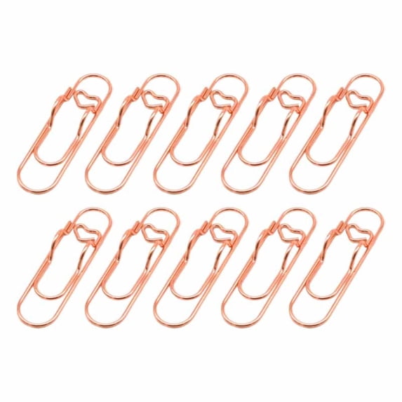 Heart Pen Clip Holder (Portable Book Attachment, Multifunctional), 10 Heart-Shaped Clips Attach Securely, Paper Clips Large Pen Holder For Notebook(#B), By Meiiso