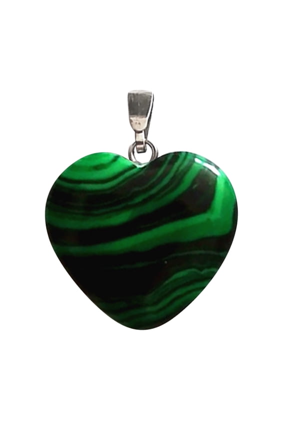 Heart Pendant Stone Peach Heart Pendant Women's Necklace Natural Rough Stone Love Pendant