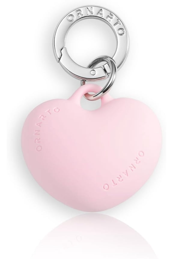 Heart Phone Charm for iPhone & AirPods Case, Cute Liquid Silicone Pendant, Detachable Keychain Bag Accessory