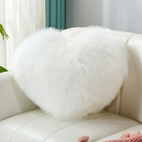 Heart Pillow,Gifts Pillow,Faux Fur Heart Pillow,Kids Pillows,Decorative Cushion,Soft Cushion,Living Room Pillow,Bedroom Pillow,Office Pillow,Sofa Pillow Holiday Gifts