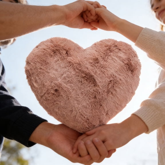 Heart Pillow,Pink Pillows,Cute Throw Pillows,18inch Loves Peach Pie Pillow Cushion Home Pillow,Ultra Soft Extra-Large Fluffy Pillows,Heart Shaped Throw Pillows For Chair Sofa Living Room.