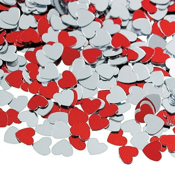 Heart Plastic Confettis for Birthday Wedding Decoration Portable Heart Shape Confettis Charm For Wedding Party Birthday