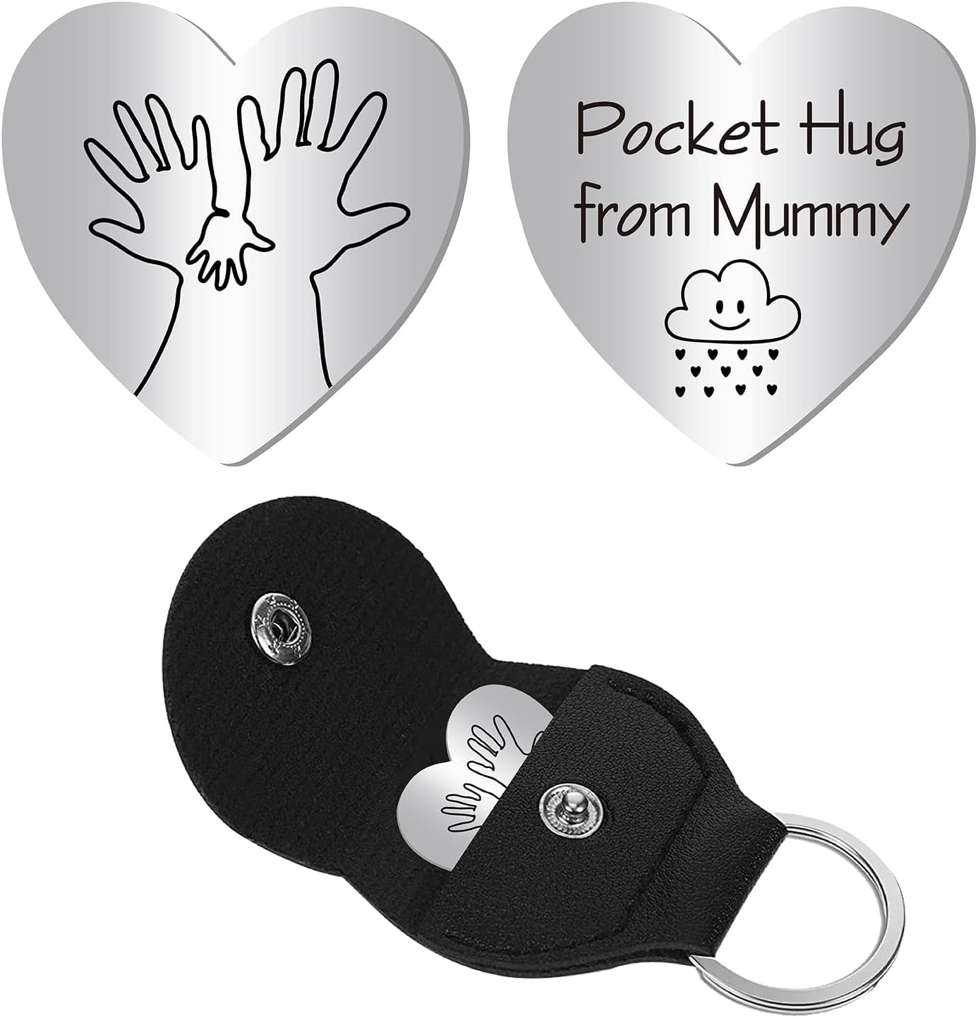 Heart Pocket Hug Token Labyrinth Long Distance Relationship Keepsake ...