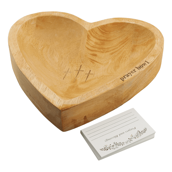 Heart Prayer Bowl, Dough Bowl with 24 Cards, , Christian Gifts, Congregation Gifts