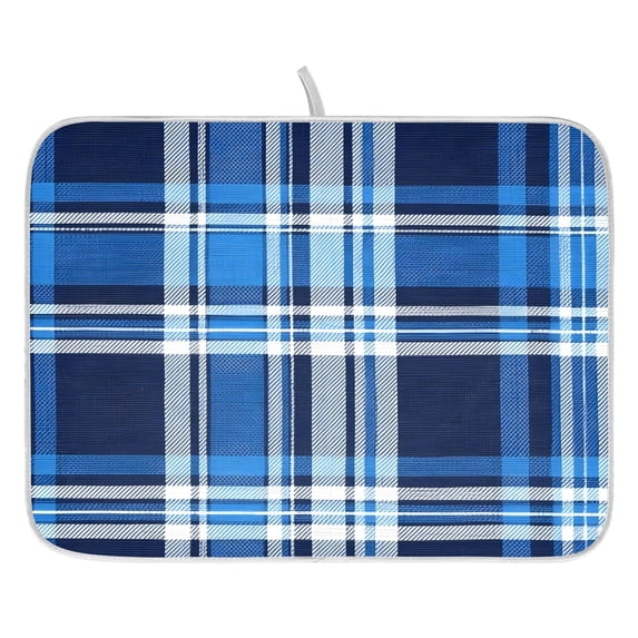 Heart Raspberry Flower Drying Dish Mat Quick Drying Absorbent Soft Durable for Kitchen 16" x 18"